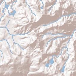 Alpine County Terrain Map