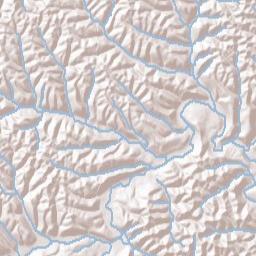 Lewis County Terrain Map