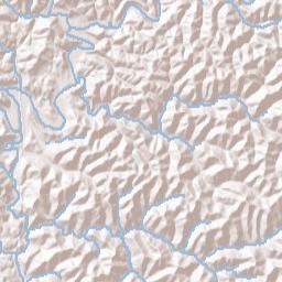Sissonville Terrain Map