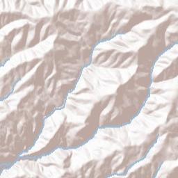 Carson Pass Highway, Eldorado National Forest Terrain Map