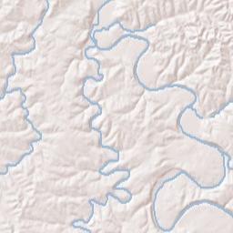 Harrison County Terrain Map