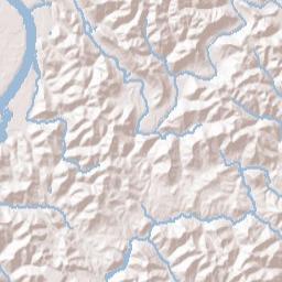 Cross Lanes Terrain Map