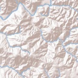 Villa Grande California Terrain Map