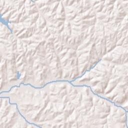 1342-1584 North Beaver Lake Road Jasper Terrain Map