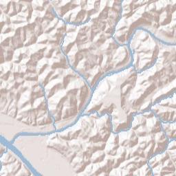 South Side Bridge, Charleston, WV 25301 Terrain Map