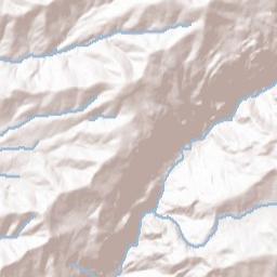 Ganns California Terrain Map