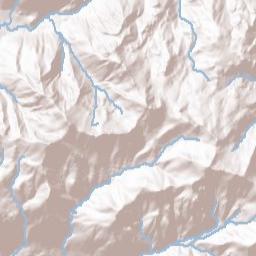 Peaceful Pines California Terrain Map