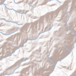 Dorrington California Terrain Map