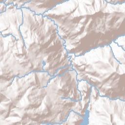 Kennedy Meadow California Terrain Map