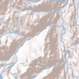 CA-108 Mono North CA USA Terrain Map