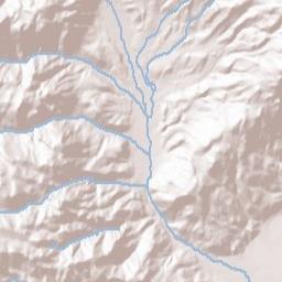 US-395 Bridgeport, California Terrain Map