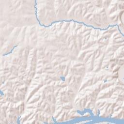 Benton County Terrain Map