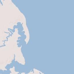 Colonial Beach Terrain Map