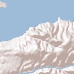 Campo Calabro Terrain Map