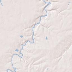 Anderson County Terrain Map