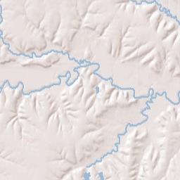 Linn County Terrain Map