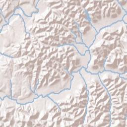 Rowan County Terrain Map