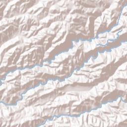 Cave City California Terrain Map