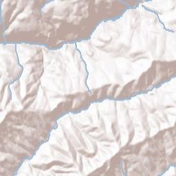 Spring Gap California Terrain Map