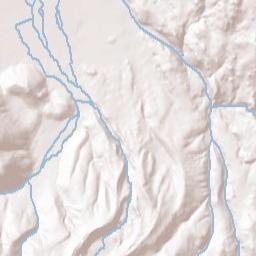 US-395 California Terrain Map