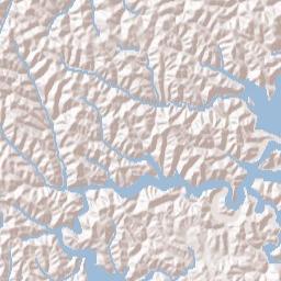 Lawrence County Terrain Map