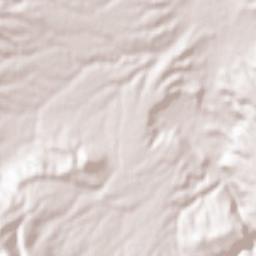 Çal İlçesi Terrain Map