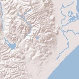 Bahia California Terrain Map