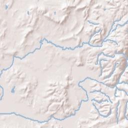 Rancho Calaveras California  Terrain Map