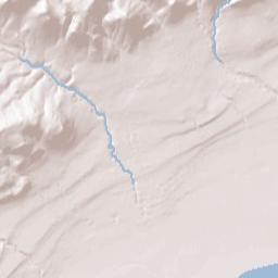 Pole Line Road, Inyo National Forest, Lee Vining Terrain Map