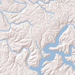 Spencer County Terrain Map