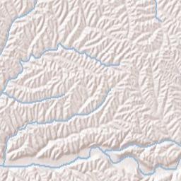 Anderson County Terrain Map
