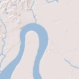 Evansville, Indiana Terrain Map