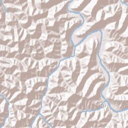 Chapmanville Terrain Map