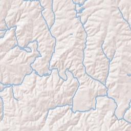 Louisa County Terrain Map