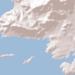Keratsíni Terrain Map