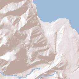 Lee Vining California Terrain Map