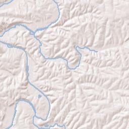 Hickory County Terrain Map