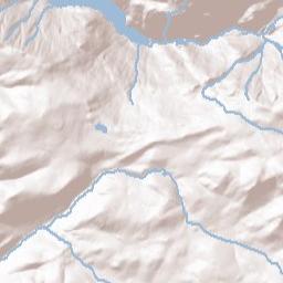 White Wolf California Terrain Map