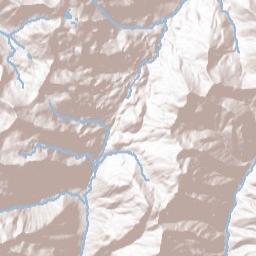 Million Dollar Highway, Uncompahgre National Forest, Ridgway, Terrain Map