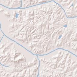 Hancock County Terrain Map