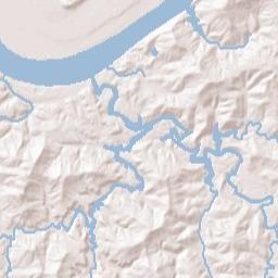 Cloverport Terrain Map