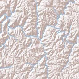 Chimney Top Rock Road, Daniel Boone National Forest, Pine Rid Terrain Map