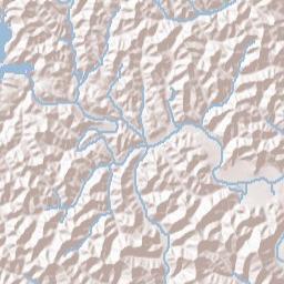 Johnson County Terrain Map