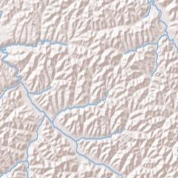 Wolfe County Terrain Map