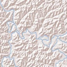 Salyersville Terrain Map