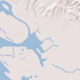 801-909 45th Ave, Oakland, CA 94601, USA Terrain Map