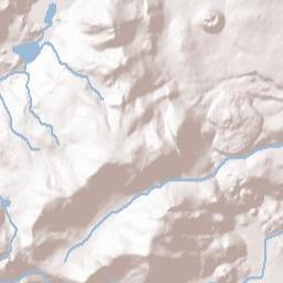 June Lake California Terrain Map