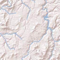 Shady Spring Terrain Map