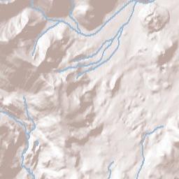 Mammoth Lakes, California Terrain Map