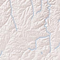 Garrard County Terrain Map